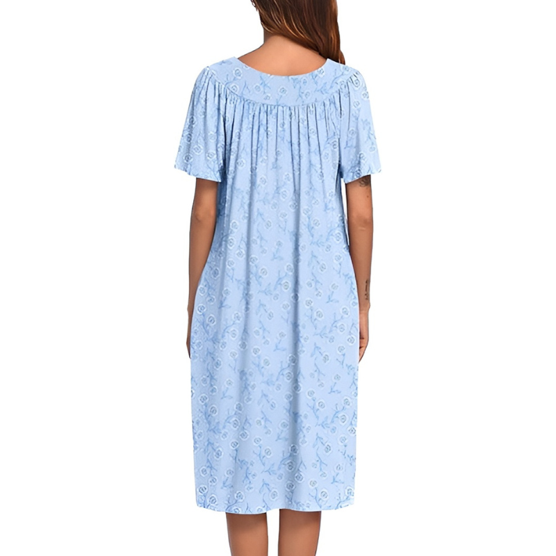 Casual House Dress And Lounge Wear With Pockets For Women