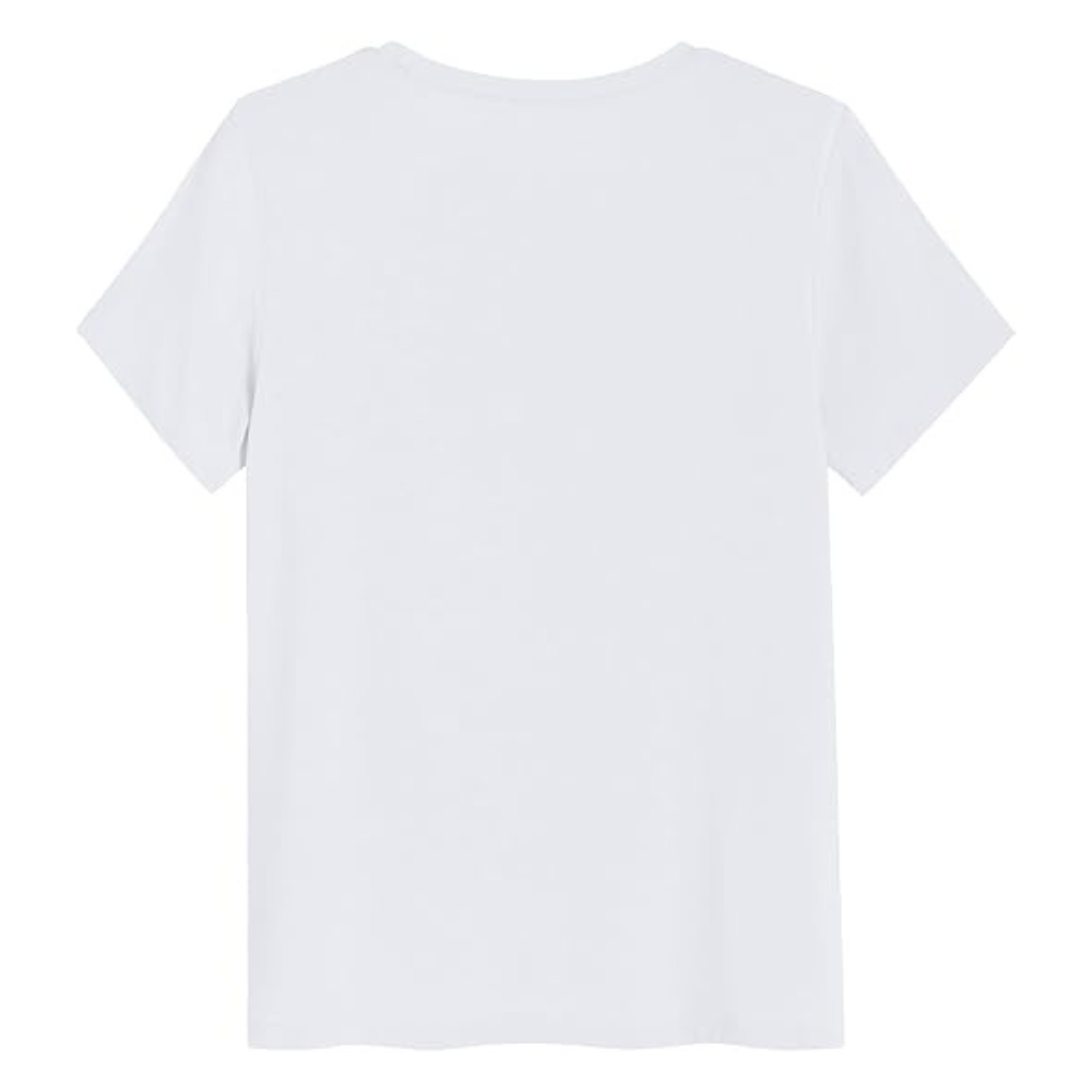 Short Sleeve Solid Pajama T Shirt For Women