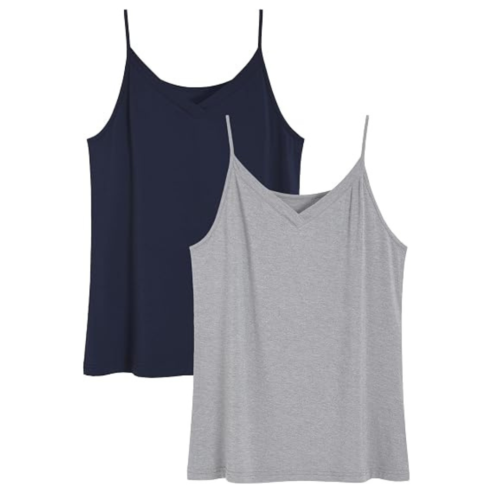 V Shaped Cami Pajamas Tank Tops