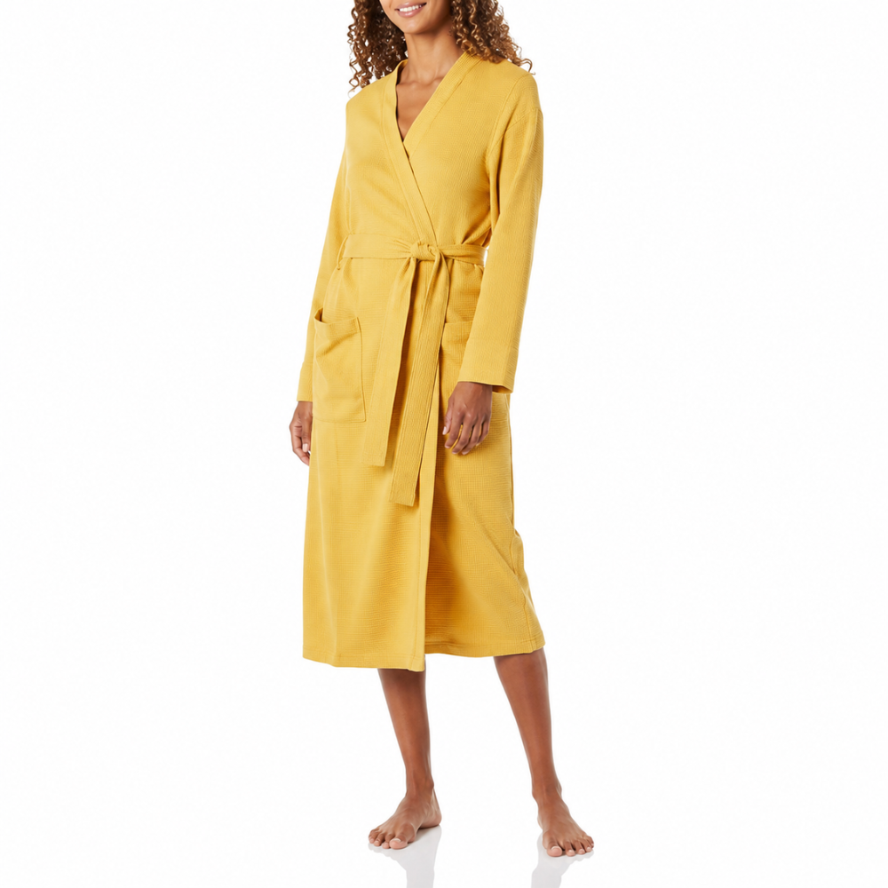 Lightweight Mid Length Bath Robe For Women