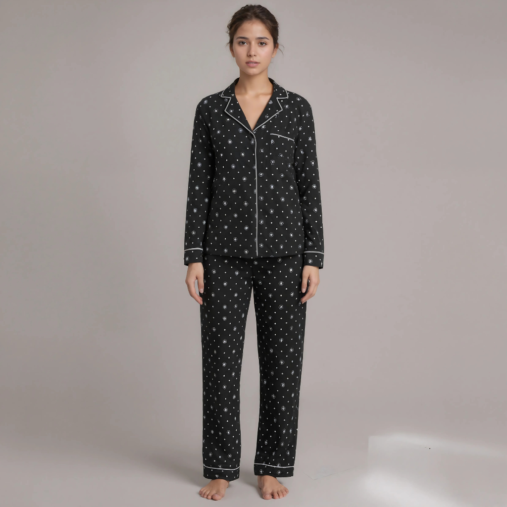 Modal Soft Long Pajama SetModal Soft Long Pajama Set - Image 4