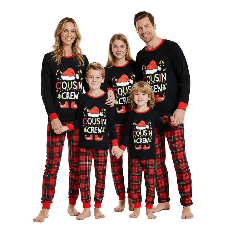 Comfortable Family Pajama Set For Christmas Celebrations