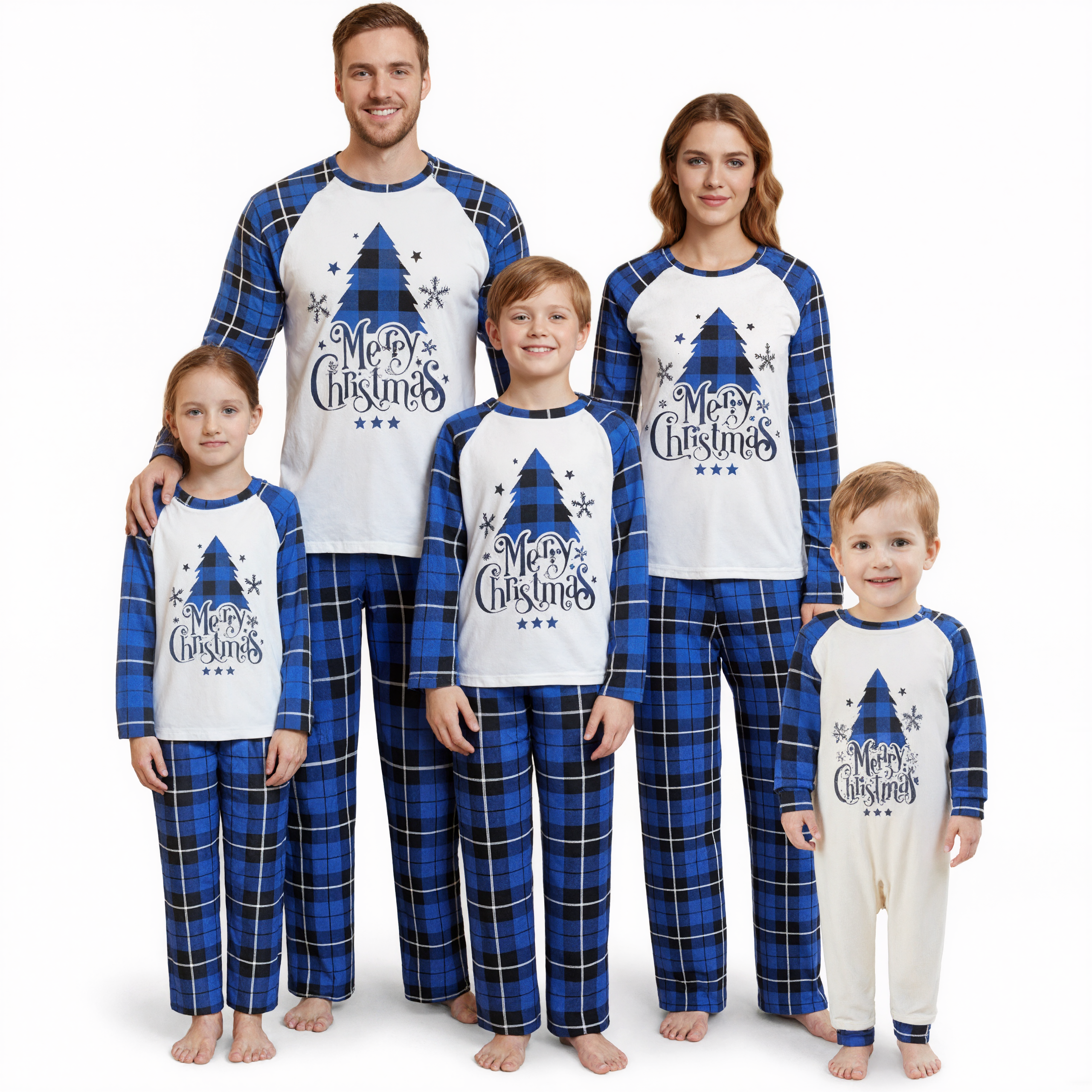 Holiday Matching Cotton Blend Sleepwear Set