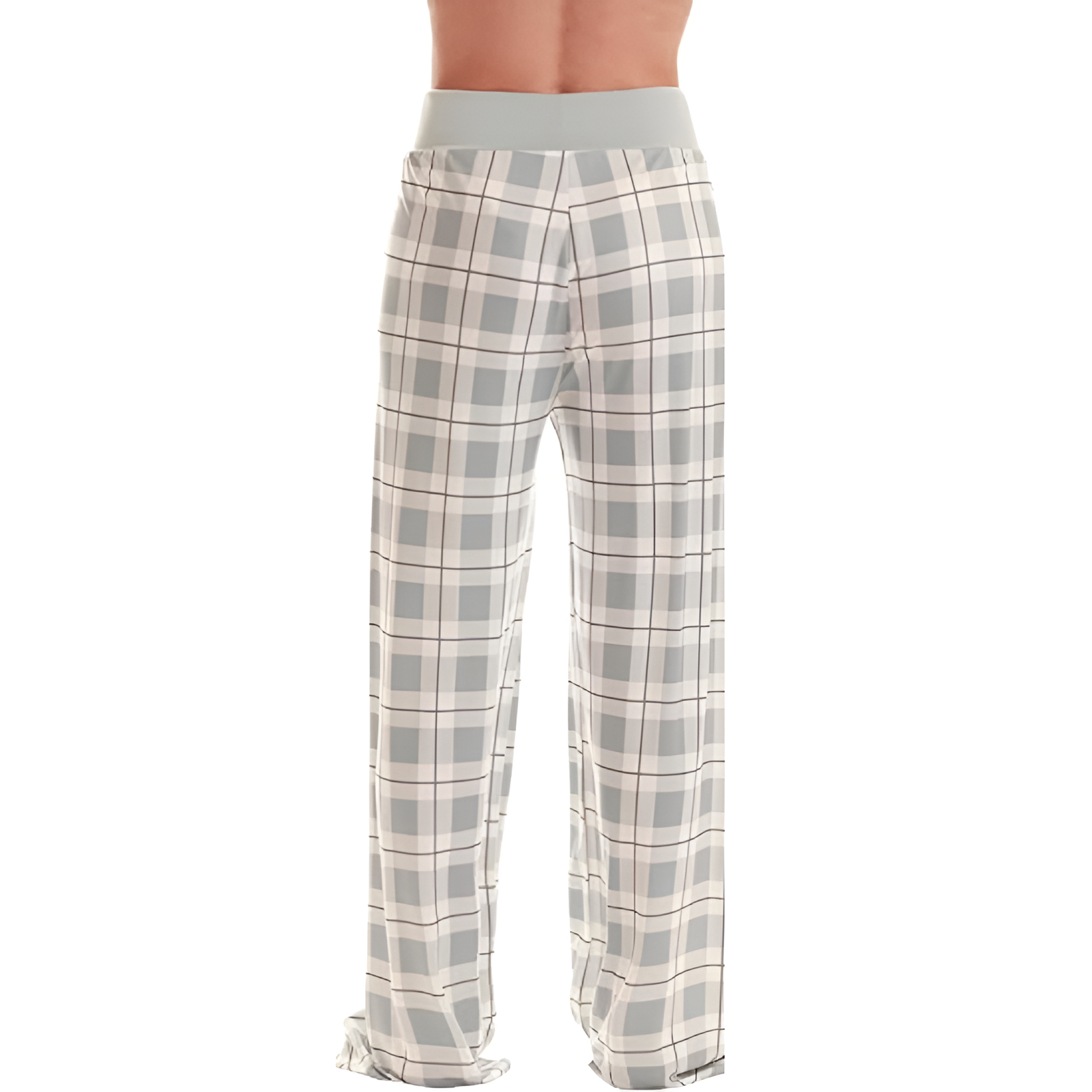 Wide Lounge Pajama Pants With Drawstring