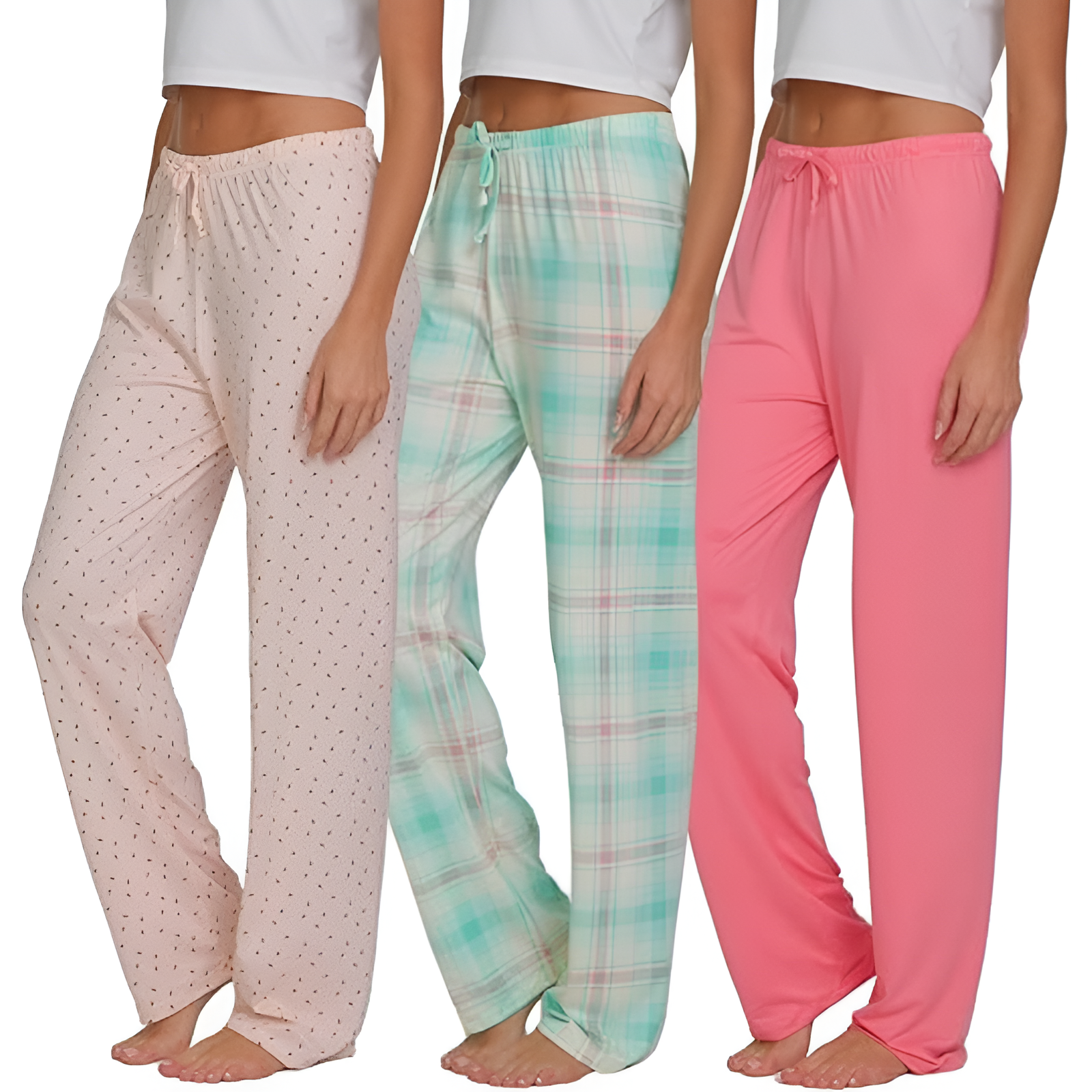 Pack Of 3 Pajama Lounge Pants For Women