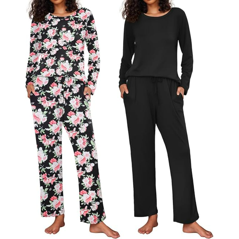 2 Pack Long Sleeve Sleepwear Loungewear-Original Pajamas