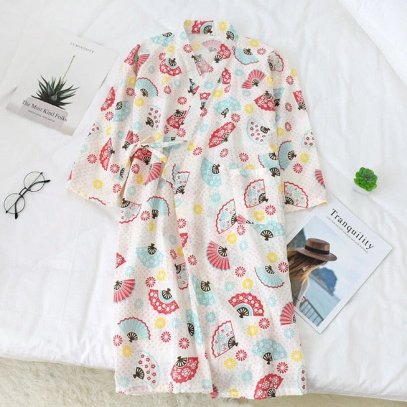 The Retro Floral Solid Original Pajamas-Original Pajamas