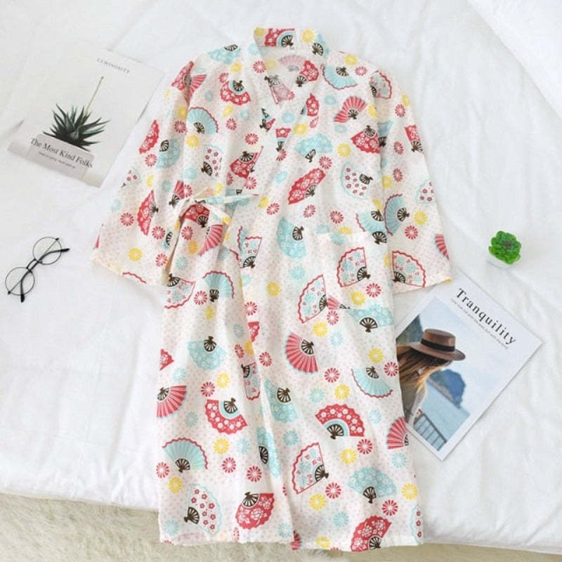 The Retro Floral Solid Original Pajamas-Original Pajamas