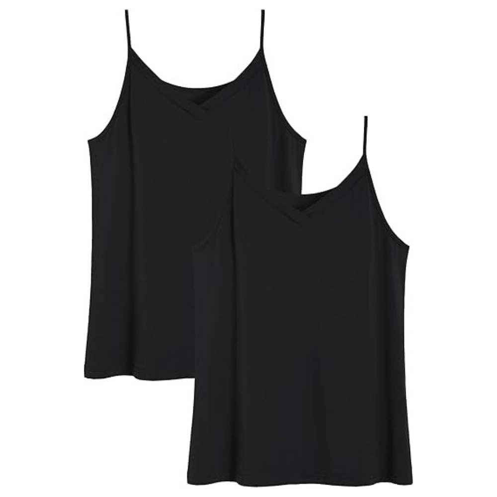 V Shaped Cami Pajamas Tank Tops