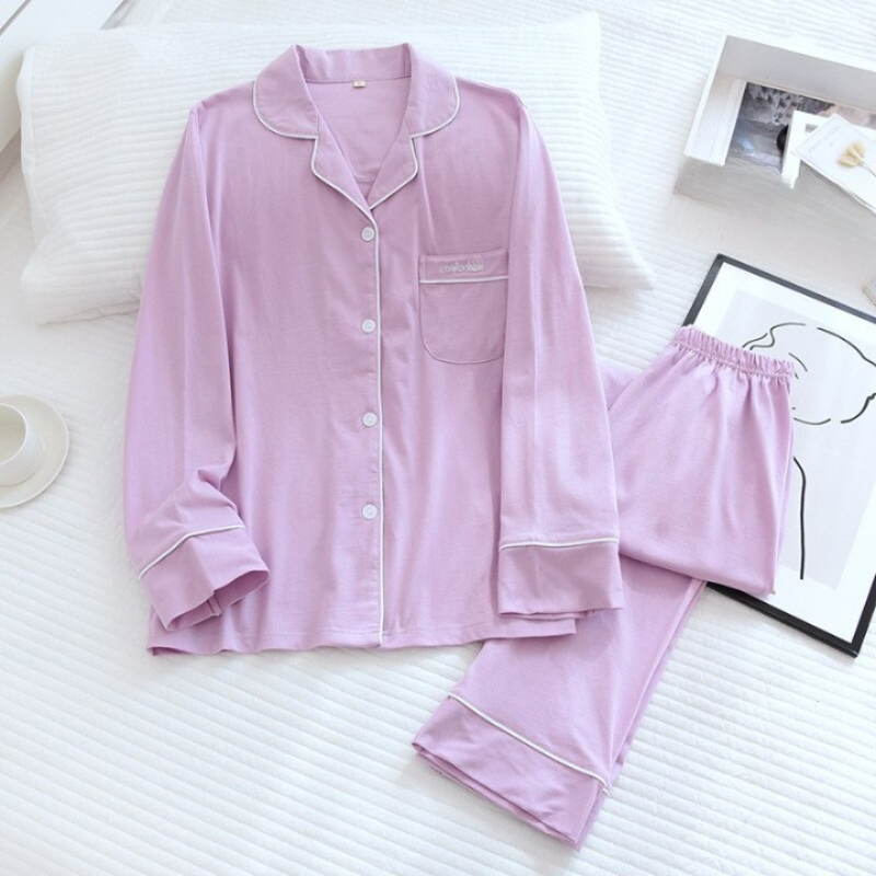 Long Sleeved Home Wear Pajama Set-Original Pajamas