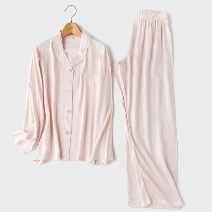 Couples Long-Sleeved 2 Piece Pajama Set