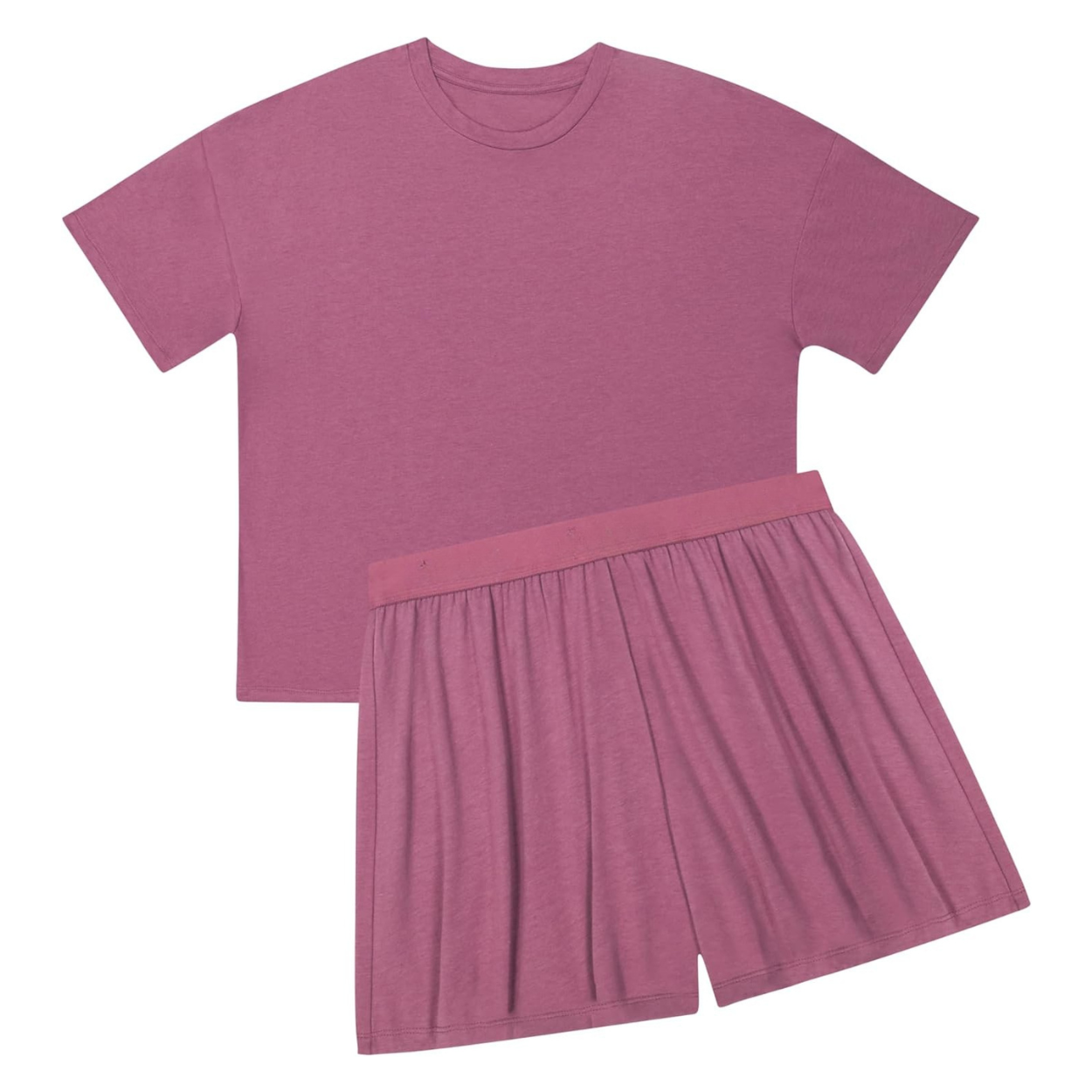 Cozy Sleepwear Set With T Shirt And Shorts For Women