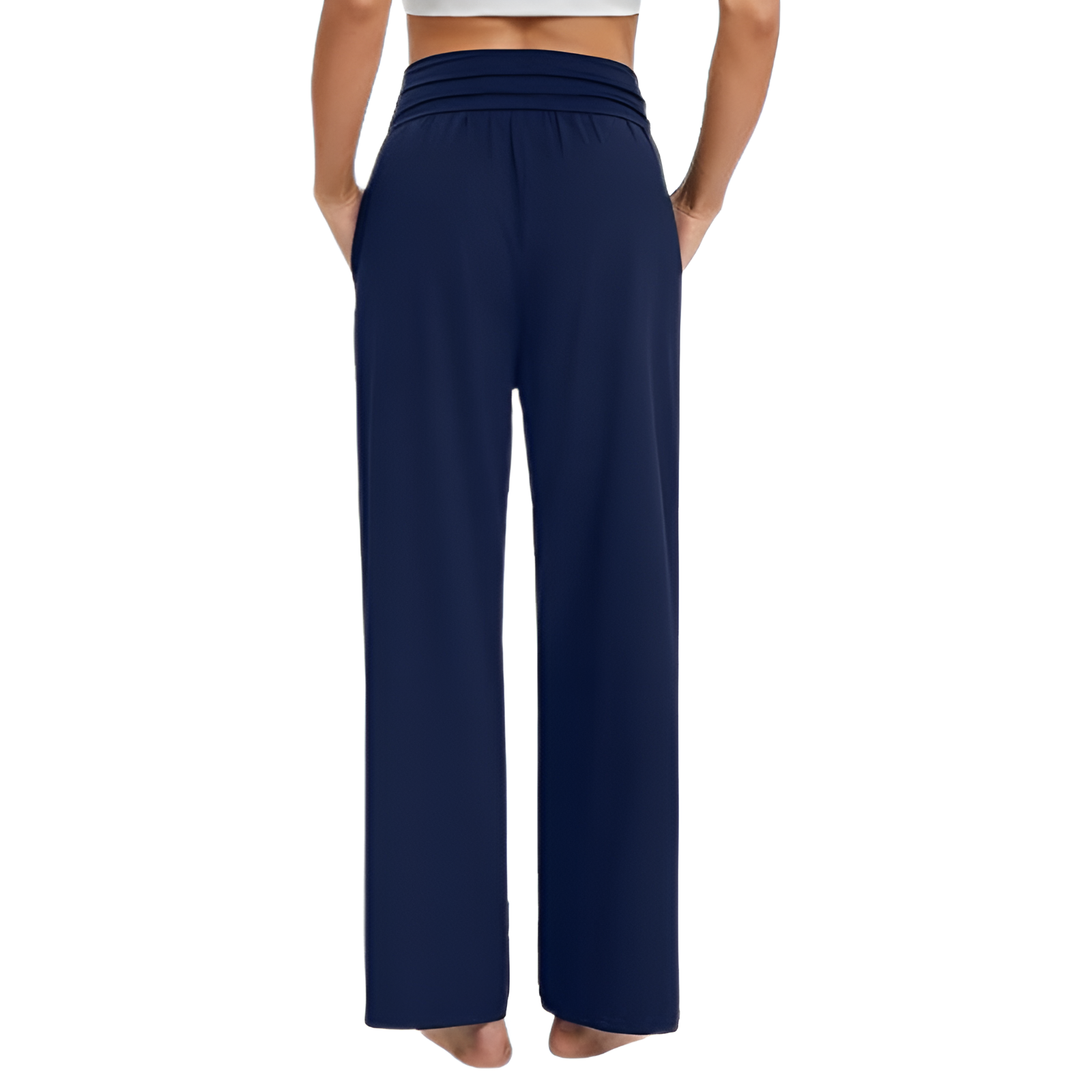 Wide Lounge Yoga Pajama Pants With Pockets