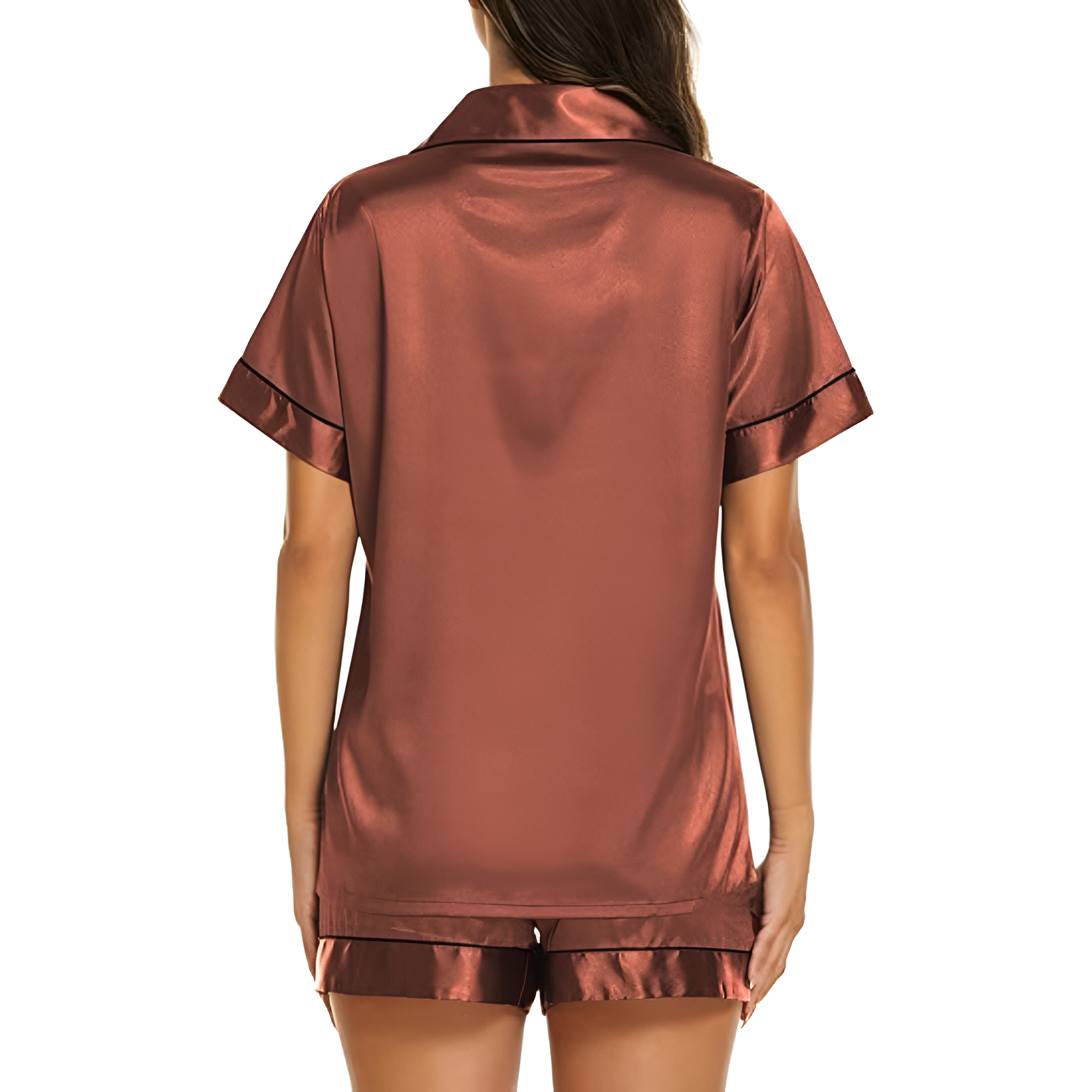 2 Piece Pajama Set For Women With Top And Shorts