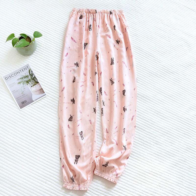 Women's Loose Floral Pants-Original Pajamas
