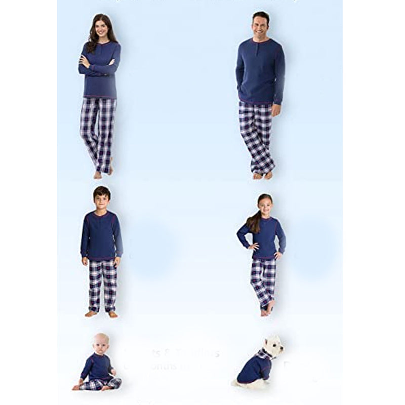 The Christmas Snowfall Plaid Family Sets-Original Pajamas