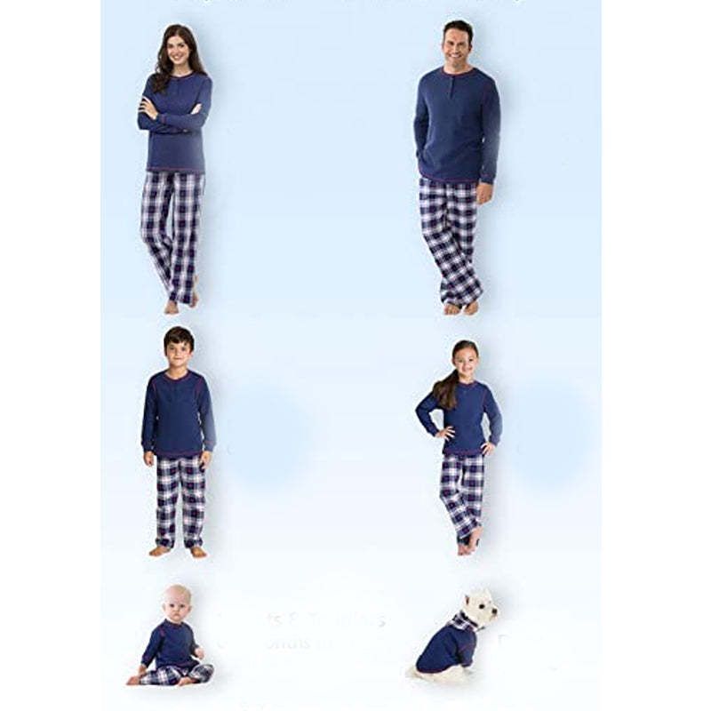 The Christmas Snowfall Plaid Family Sets-Original Pajamas