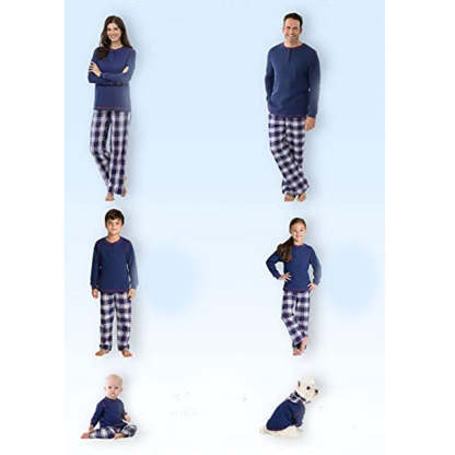 The Christmas Snowfall Plaid Family Sets-Original Pajamas