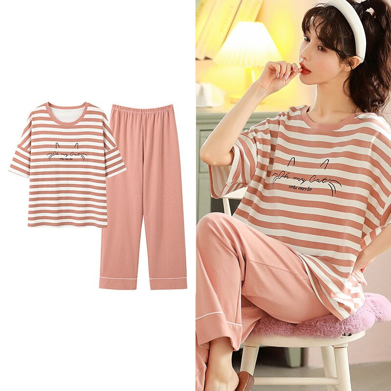 Women Sleepwear Cartoon Pajamas-Original Pajamas