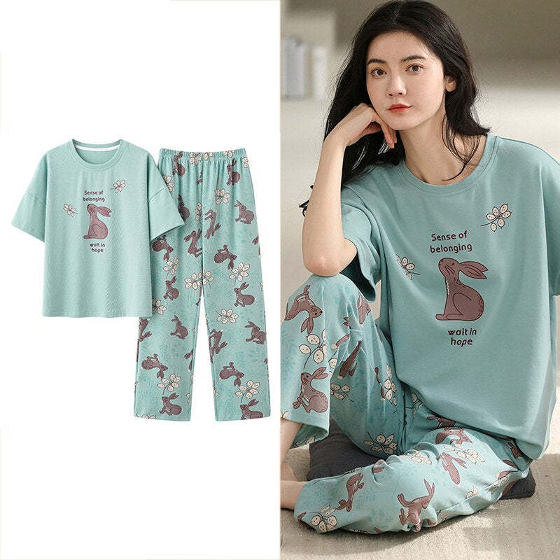 Women Sleepwear Cartoon Pajamas-Original Pajamas