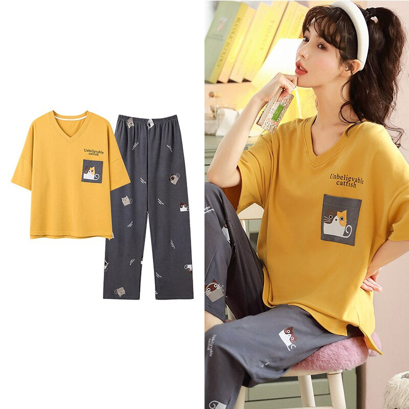 Women for Sleepwear Cartoon Pajamas-Original Pajamas