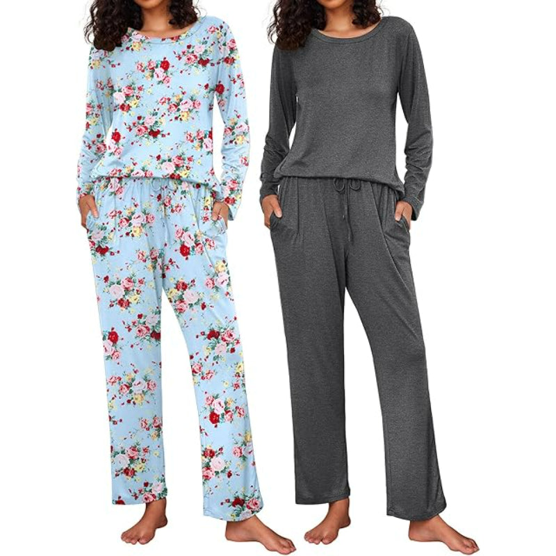 2 Pack Long Sleeve Sleepwear Loungewear-Original Pajamas