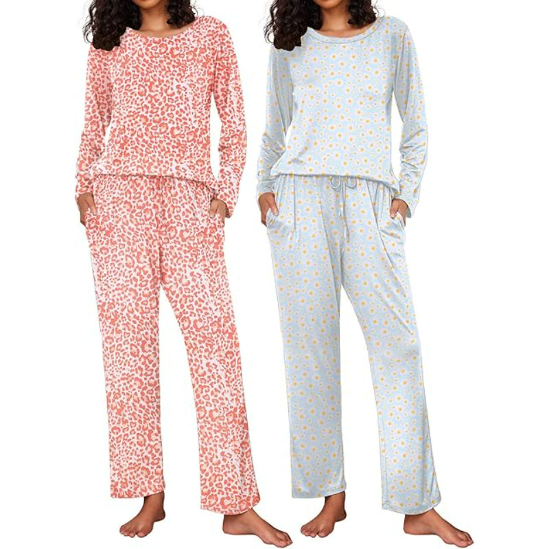 2 Pack Long Sleeve Sleepwear Loungewear-Original Pajamas