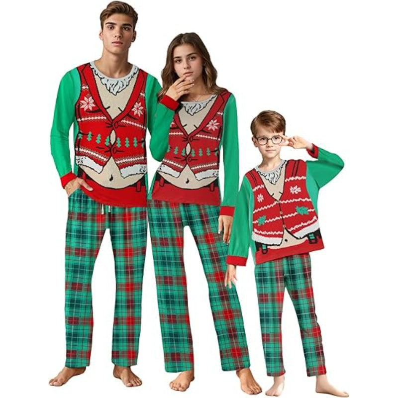 Christmas Themed Family Matching Pajama Set-Original Pajamas