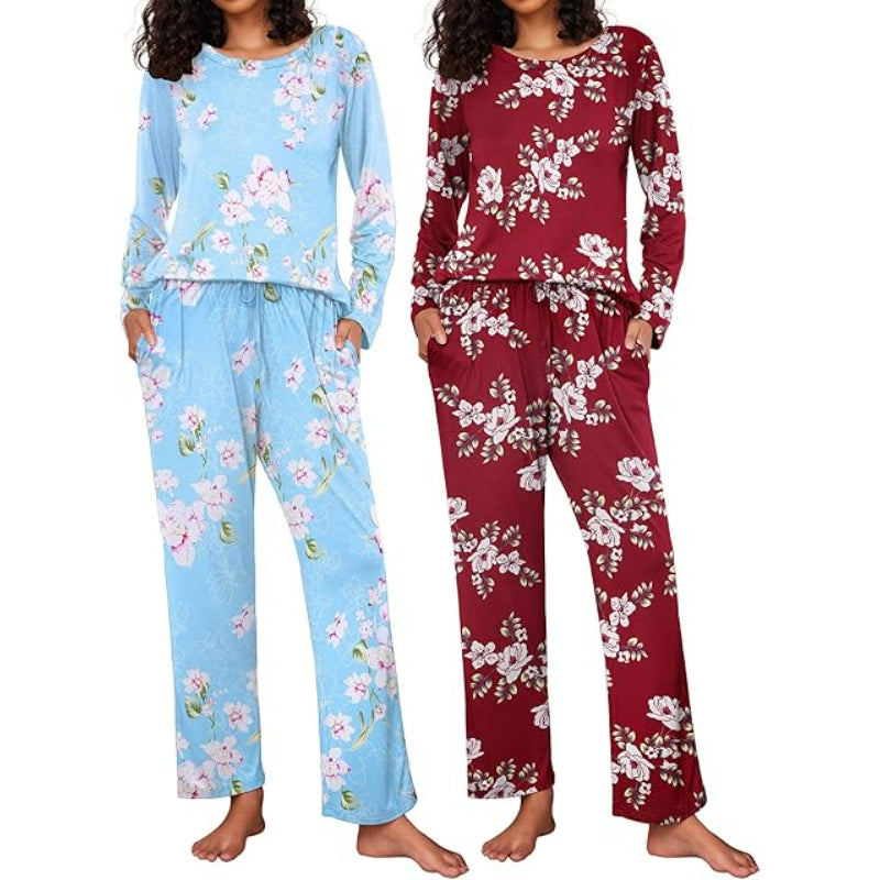 2 Pack Long Sleeve Sleepwear Loungewear-Original Pajamas