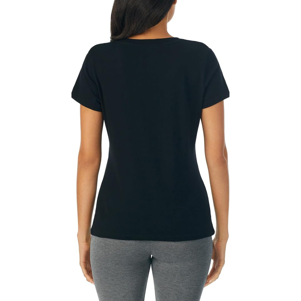 Cotton Knit V Style Sleep Shirt Pajama Top