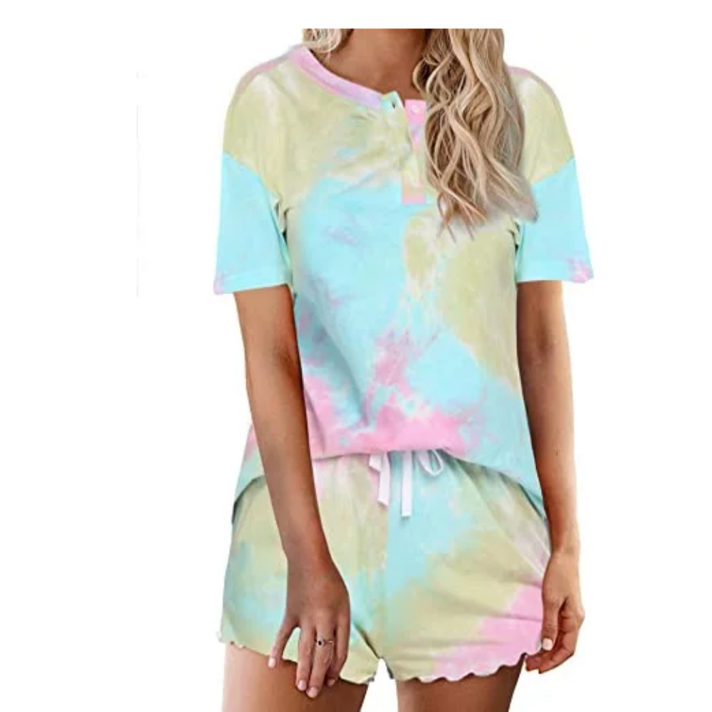 Tie Dye Pajamas Set For Women-Original Pajamas