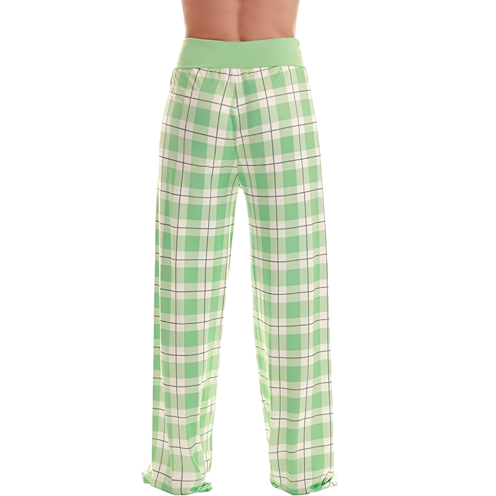 Wide Lounge Pajama Pants With Drawstring