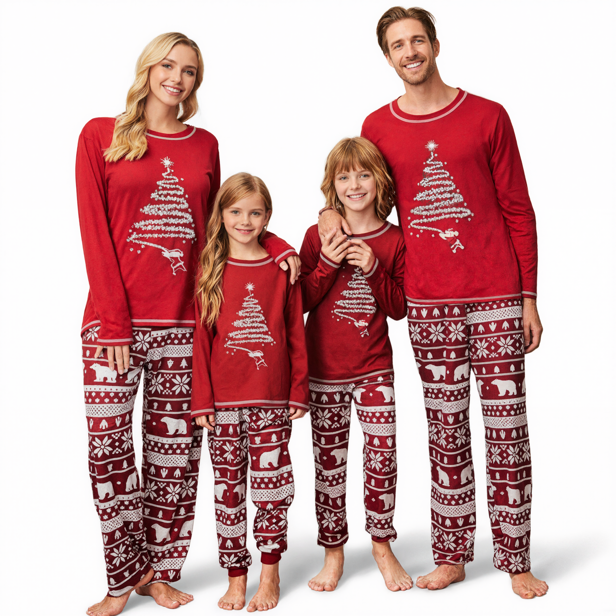 Matching Family Sets Christmas Pajamas Set Xmas PJS Sleepwear Soft Christmas Matching Jammies