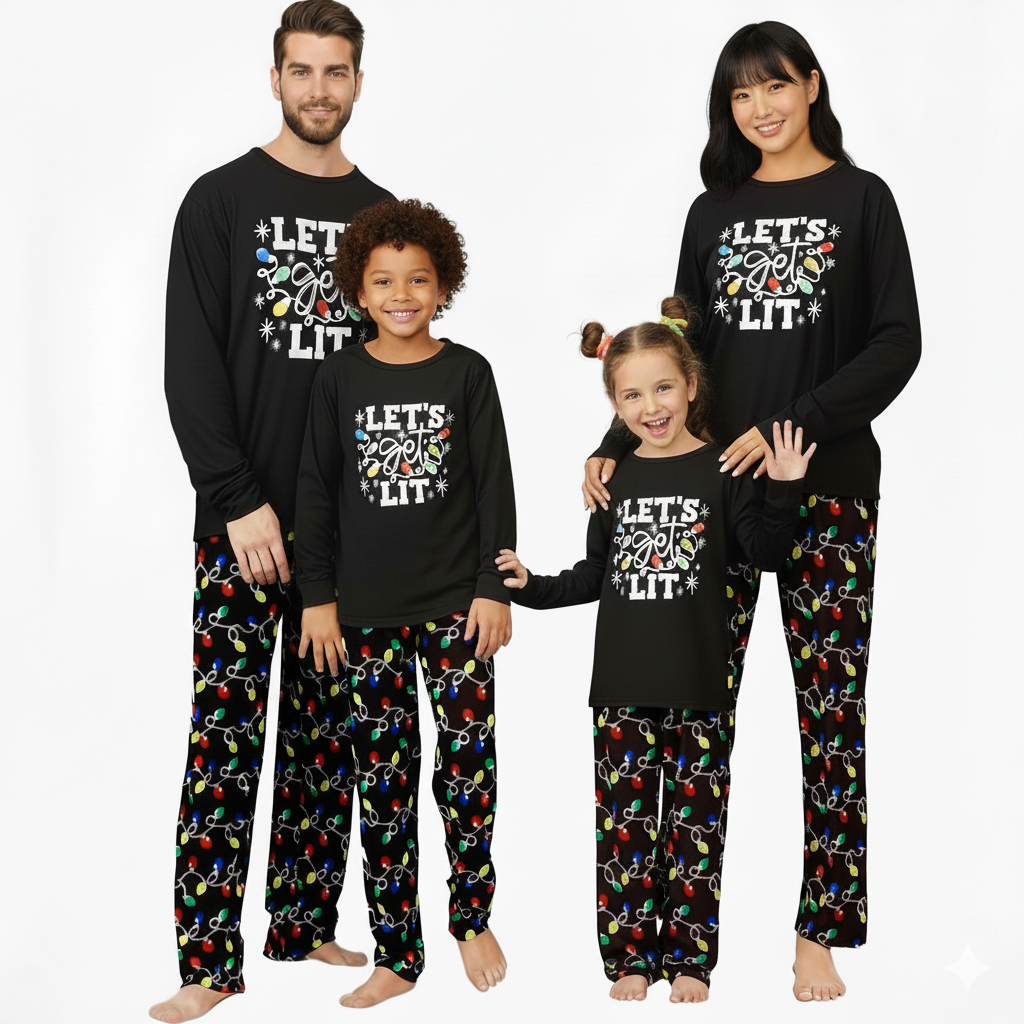 Festive Family Coordinated Christmas Pajama Set