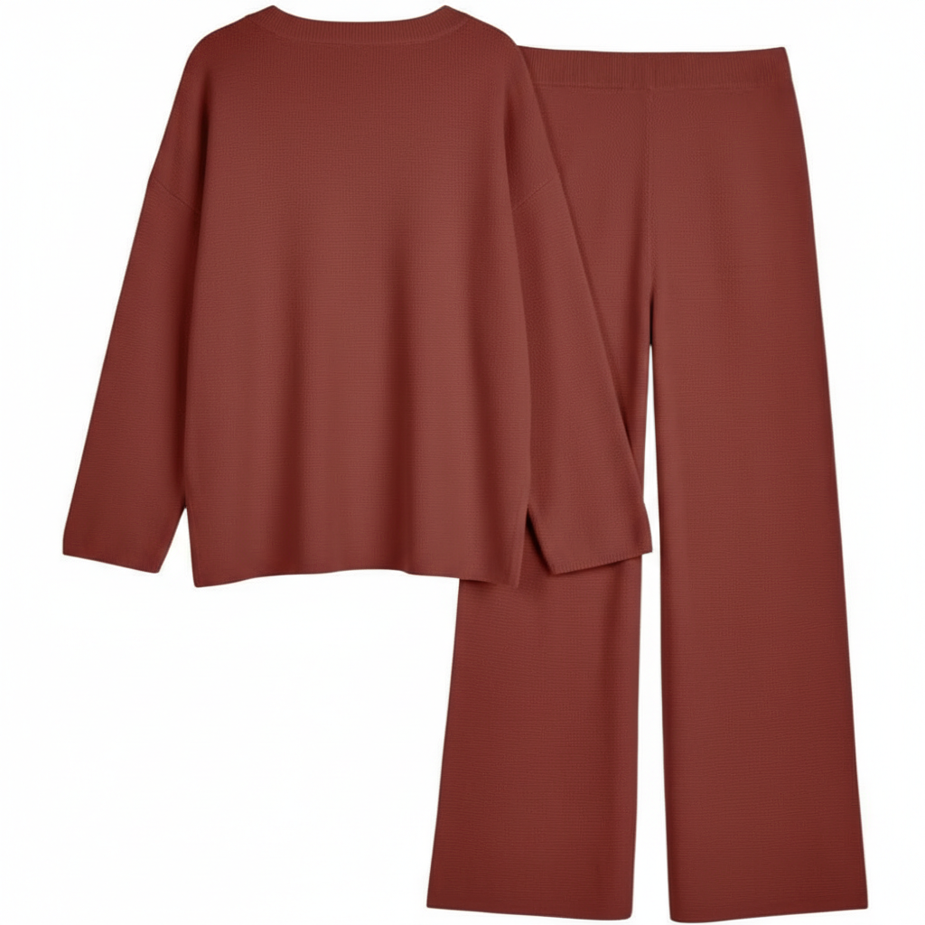 Two Piece Oversized Knit Slouchy Matching Set