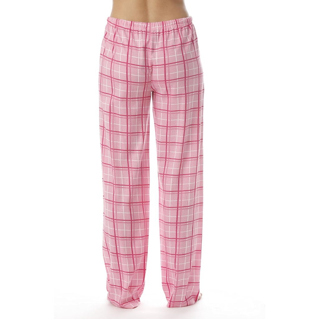 Soft Cotton Plaid Pajama Sleepwear Pants