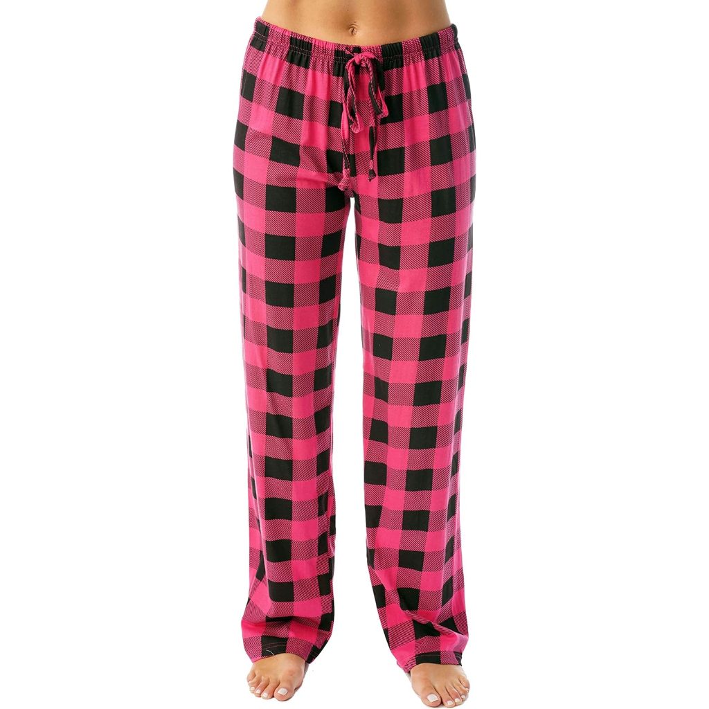 Buffalo Plaid Pajama Pants For Women