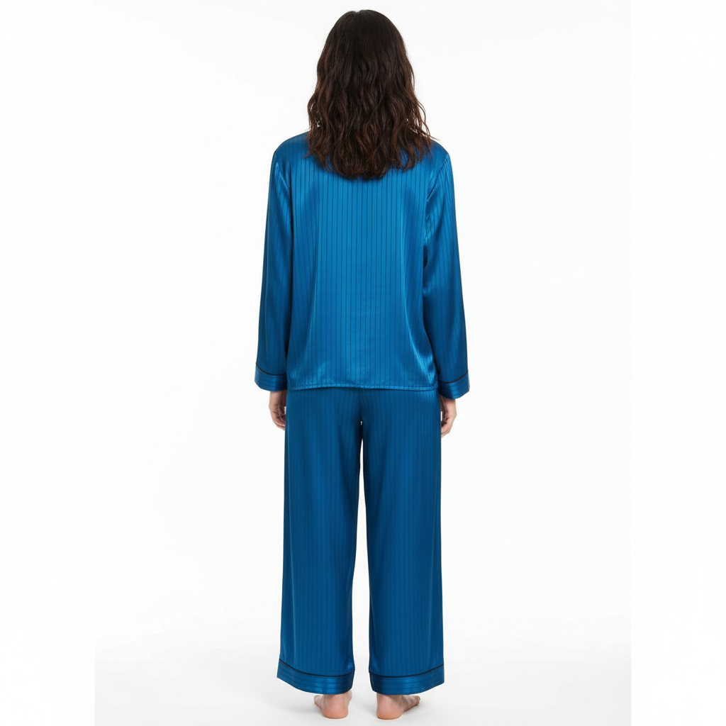 Two Piece Button Down Sleepwear Pajama Sets For Women