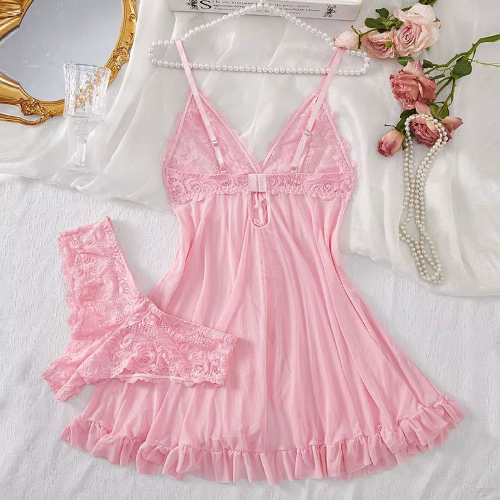 2 Piece Nightgown Set