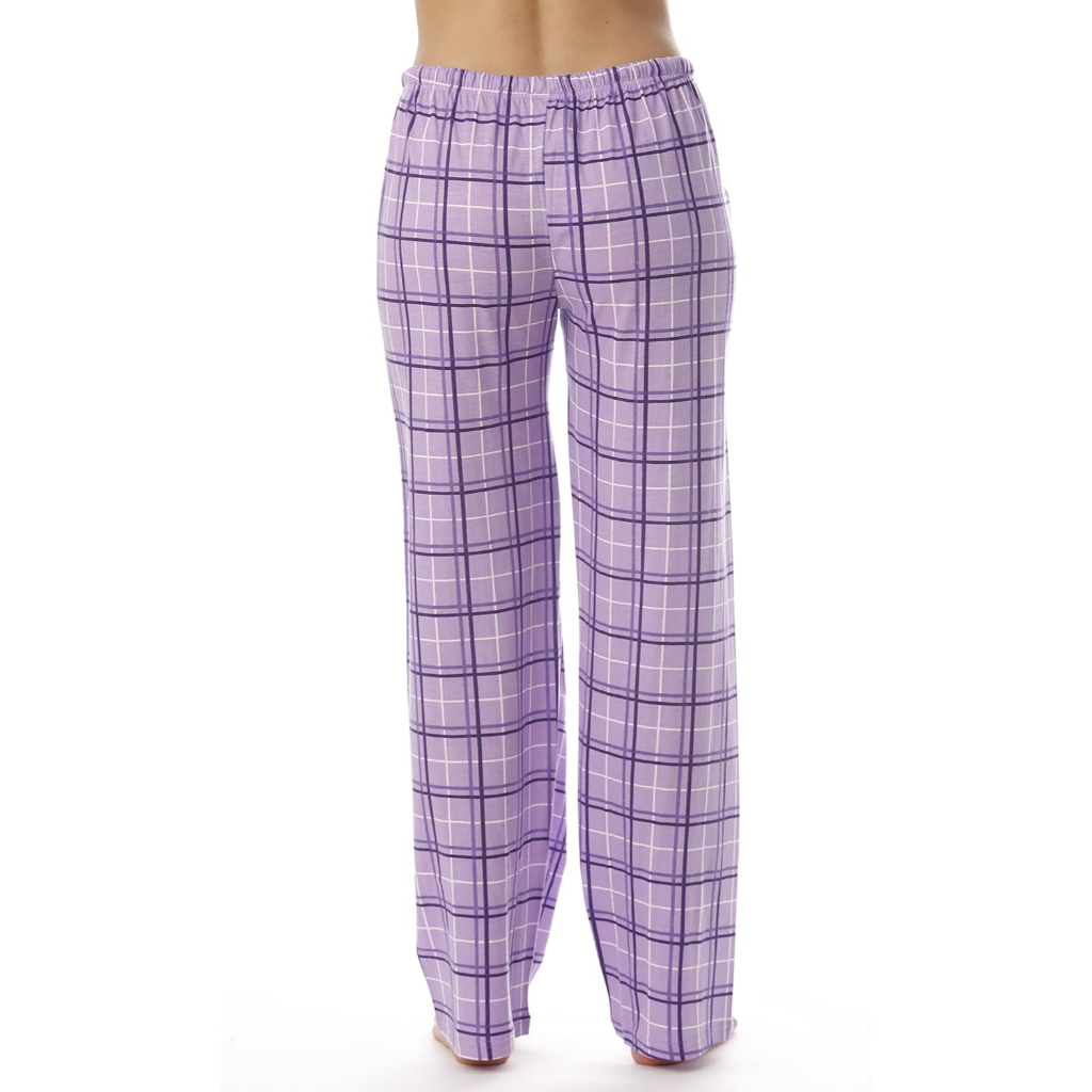 Soft Cotton Plaid Pajama Sleepwear Pants