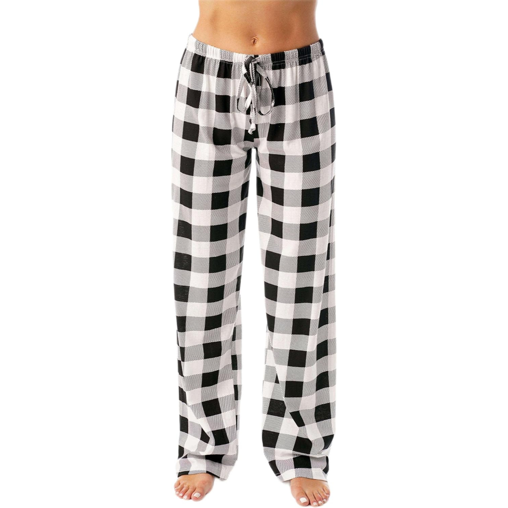 Buffalo Plaid Pajama Pants For Women