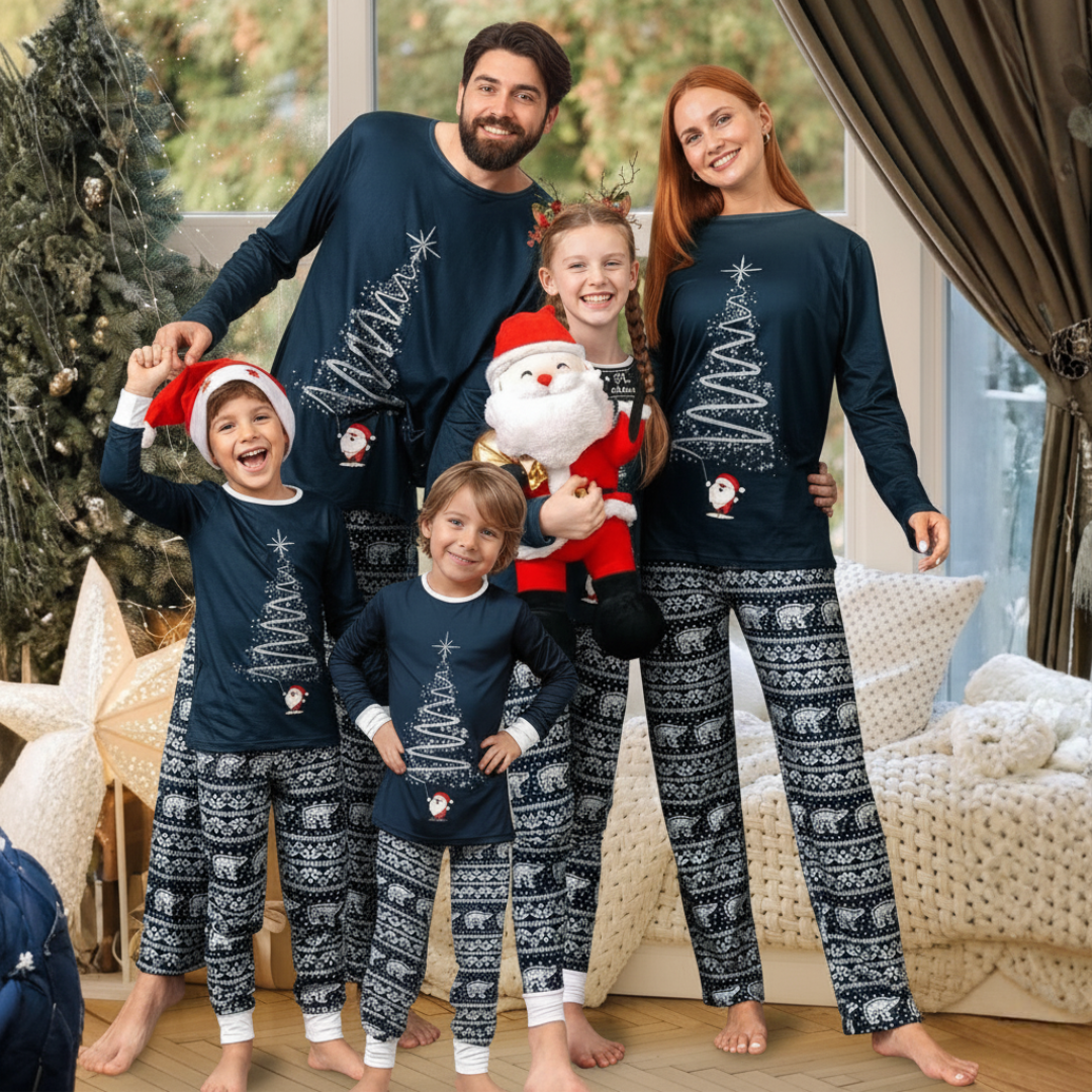 Matching Family Christmas Pajamas Holiday Family Christmas Pjs Set