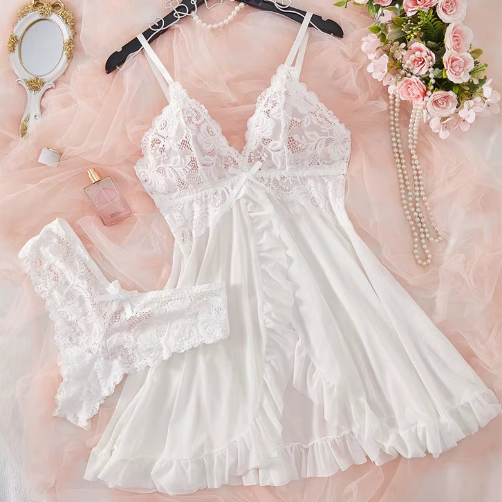 2 Piece Nightgown Set