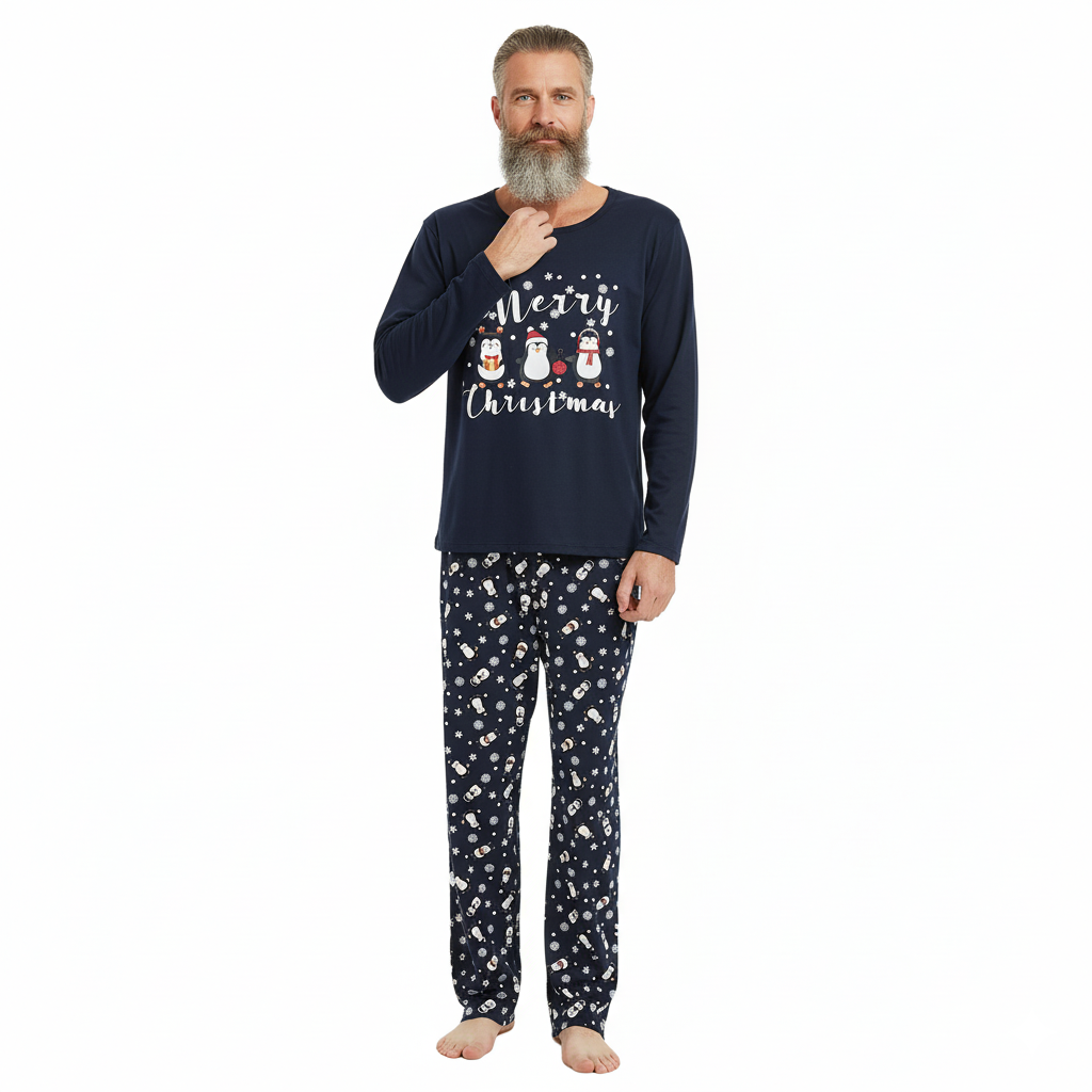 Matching Pajama Sets With Santa Claus Patterns Christmas Sleepwear Jammies