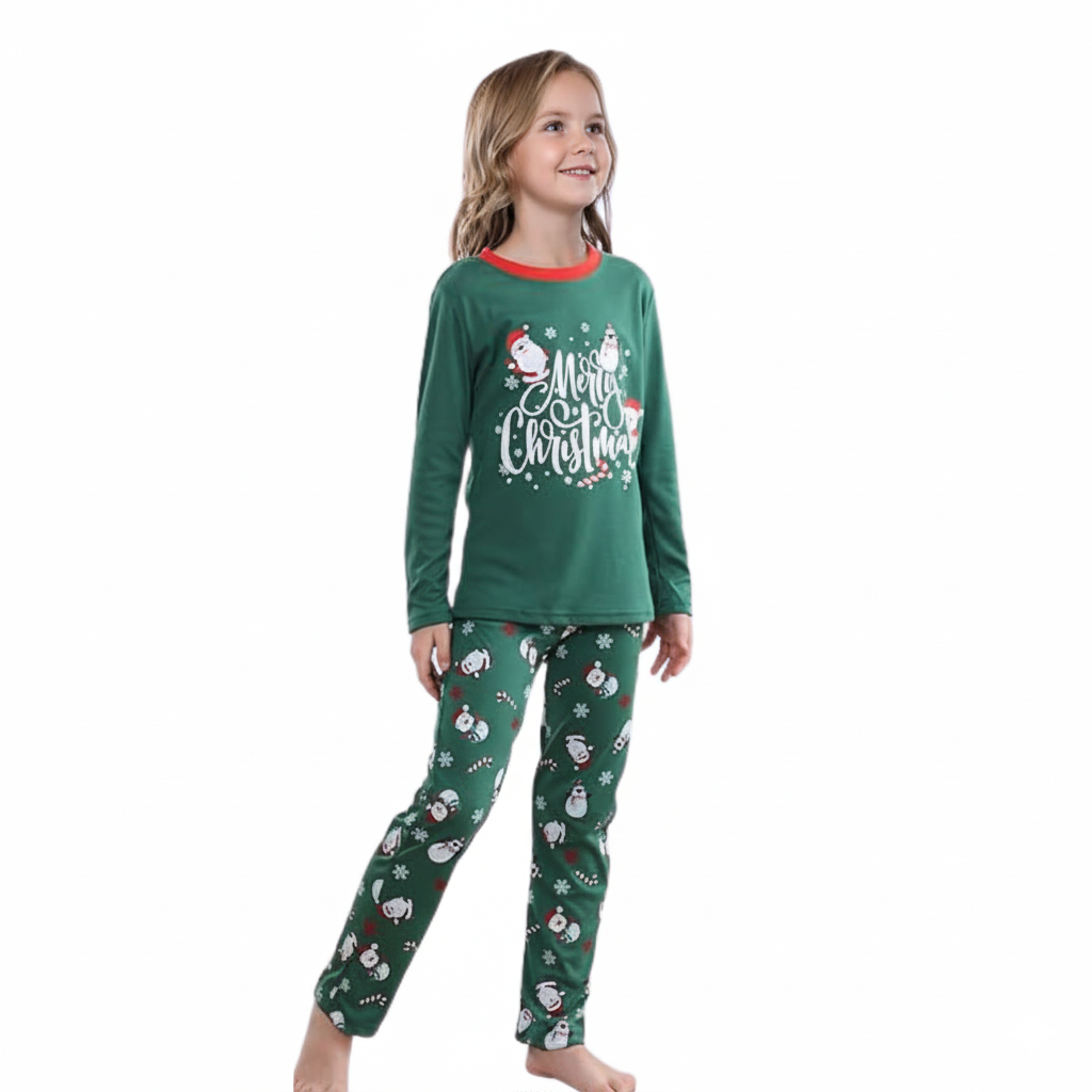 Matching Pajama Sets With Santa Claus Patterns Christmas Sleepwear Jammies