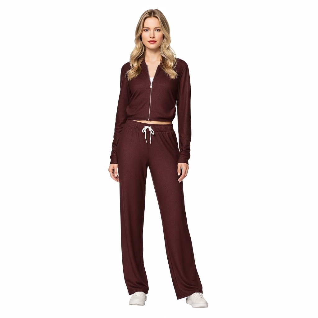 Straight Lounge Pajama Pants With Pockets