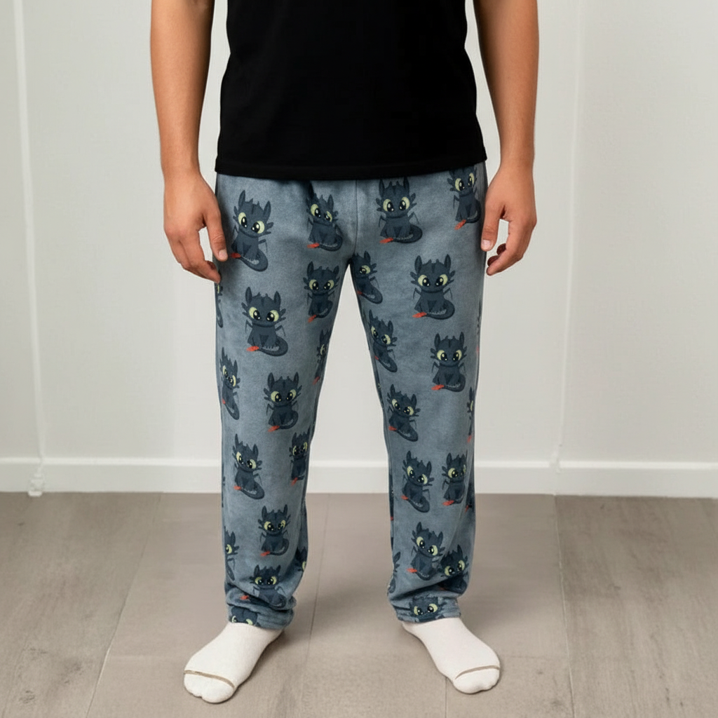 Dragon Print Pajama Pants
