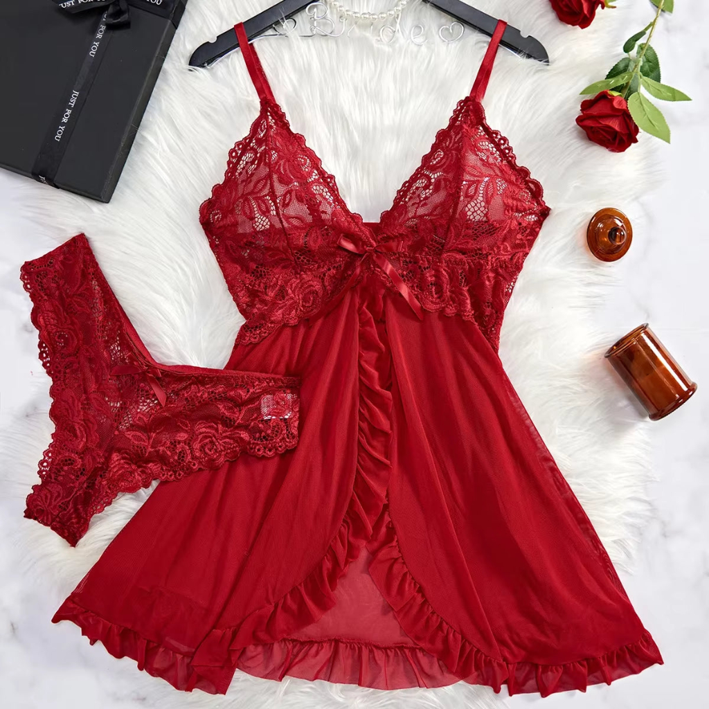 2 Piece Nightgown Set