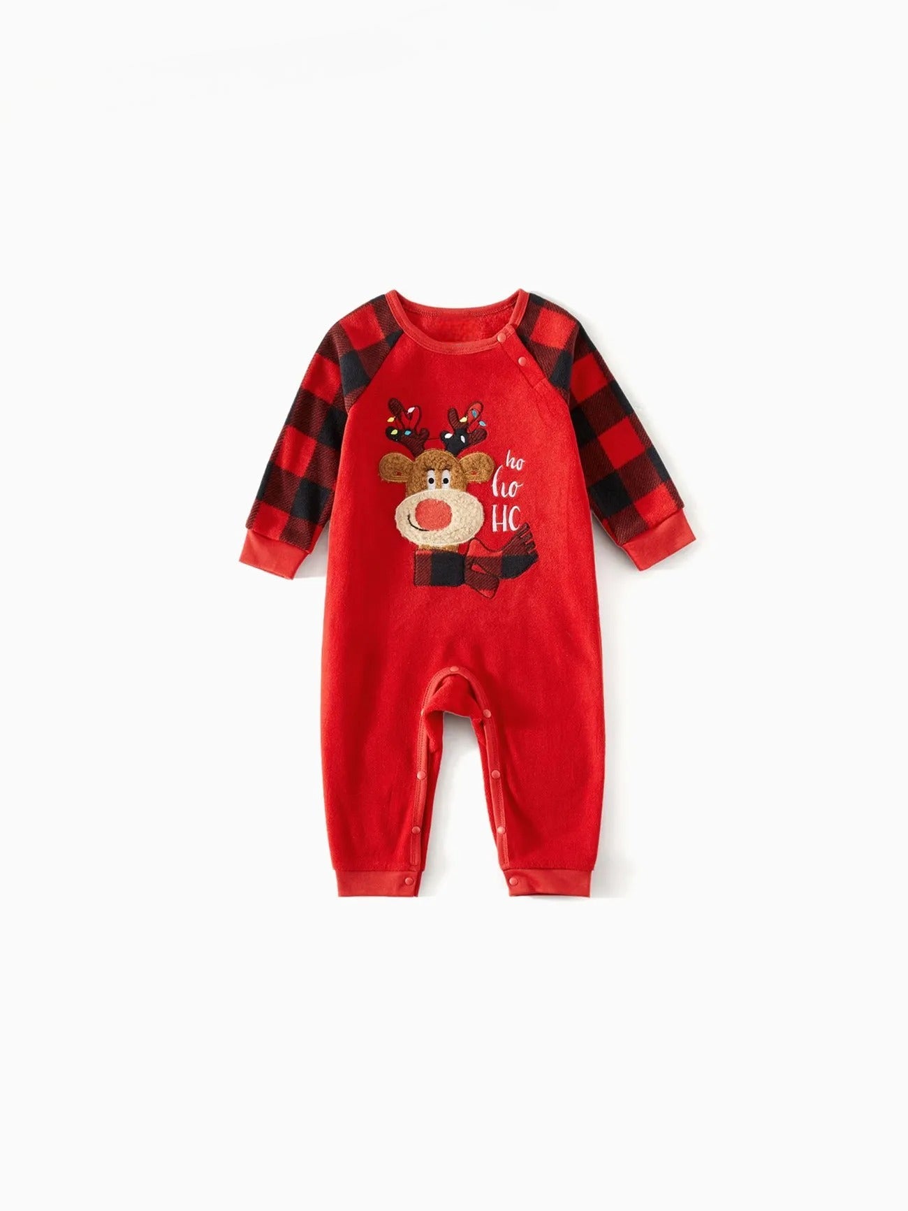 Christmas Reindeer Embroidered Family Pajamas Set-Original Pajamas
