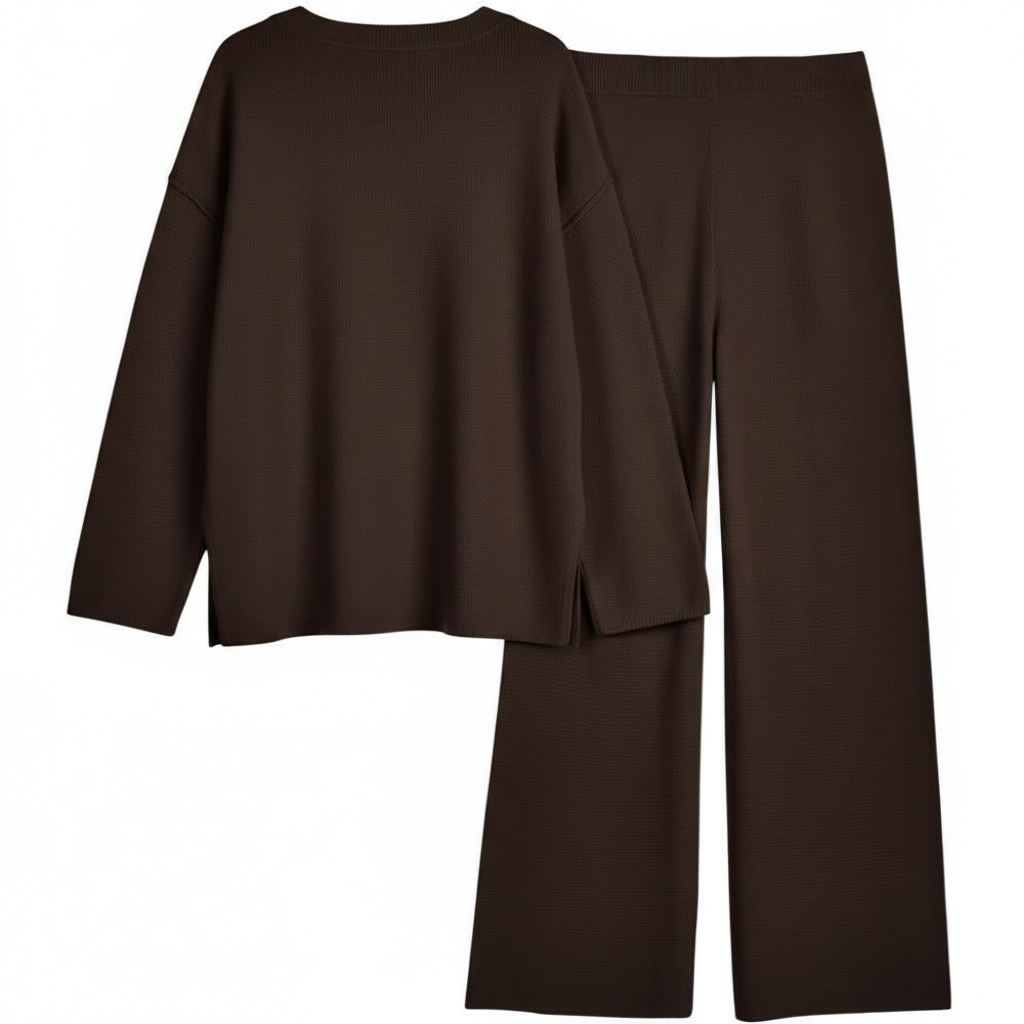 Two Piece Oversized Knit Slouchy Matching Set